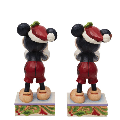 Secret Santa (Mickey Mouse Gift Figurine) - Disney Traditions by Jim Shore - Jim Shore Designs UK