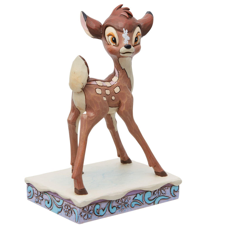 Frosted Fawn (Bambi Christmas Personality Pose Figurine) - Disney Traditions byJim Shore - Jim Shore Designs UK
