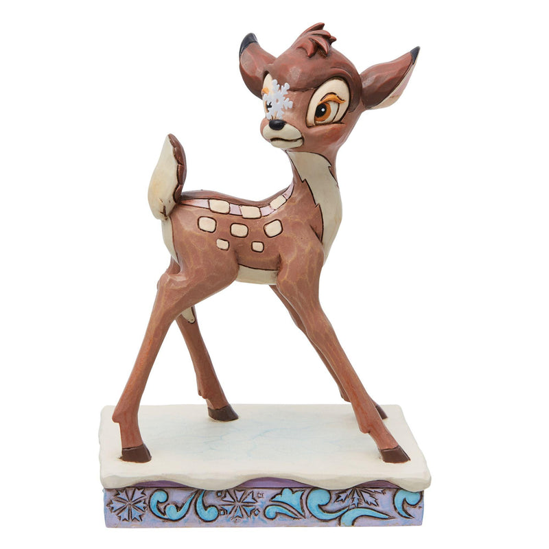 Frosted Fawn (Bambi Christmas Personality Pose Figurine) - Disney Traditions byJim Shore - Jim Shore Designs UK