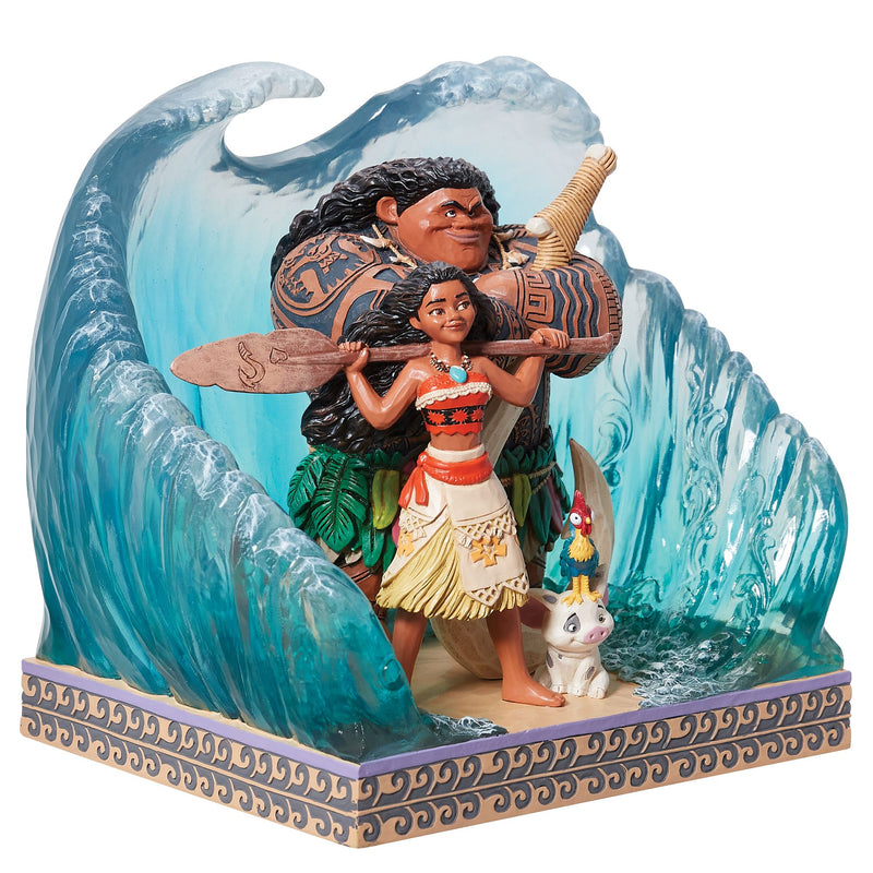 An Epic Adventure (Moana Movie Poster Scene) - Disney Traditions by Jim Shore
