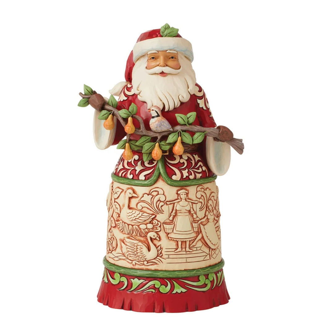 12 Days of Christmas Santa Figurine - Heartwood Creek by JimShore