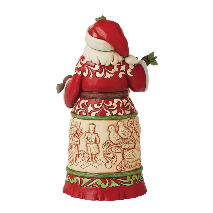 12 Days of Christmas Santa Figurine - Heartwood Creek by JimShore