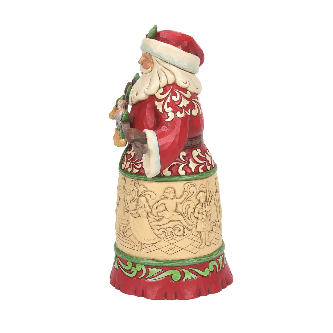 12 Days of Christmas Santa Figurine - Heartwood Creek by JimShore