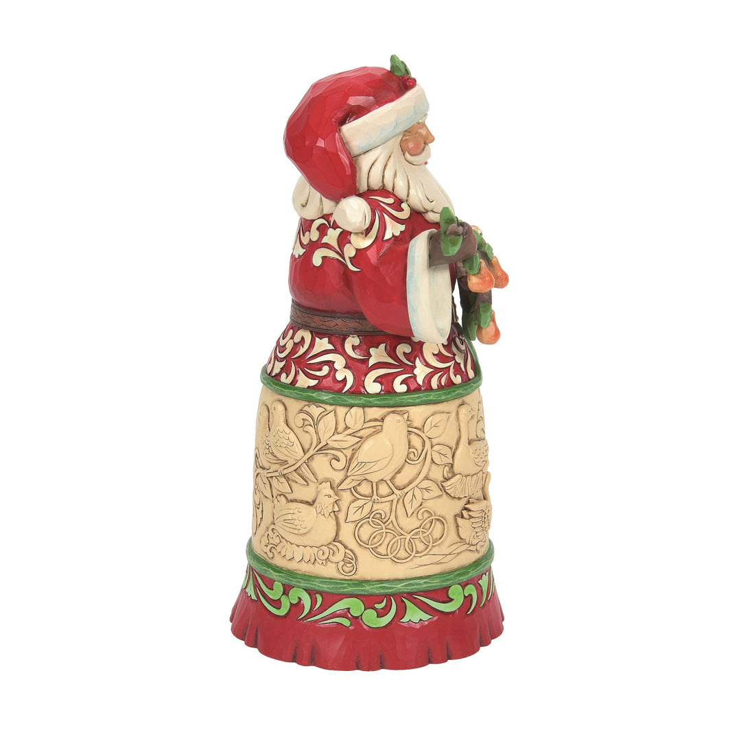 12 Days of Christmas Santa Figurine - Heartwood Creek by JimShore