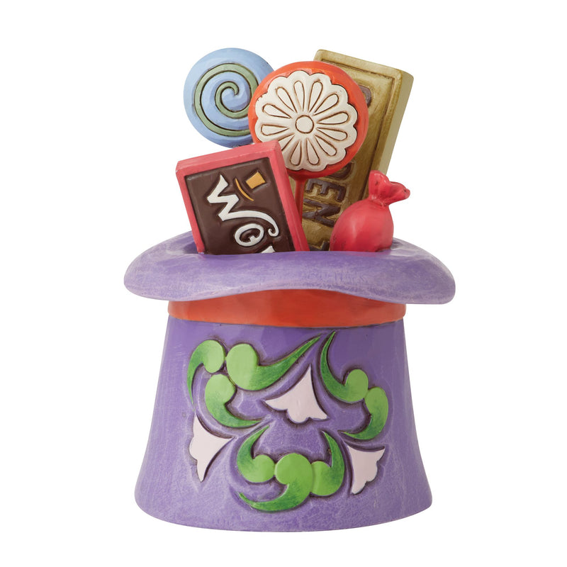 Willy Wonka Hat Mini Figurine - Willy Wonka and the Chocolate Factory by Jim Shore - Jim Shore Designs UK