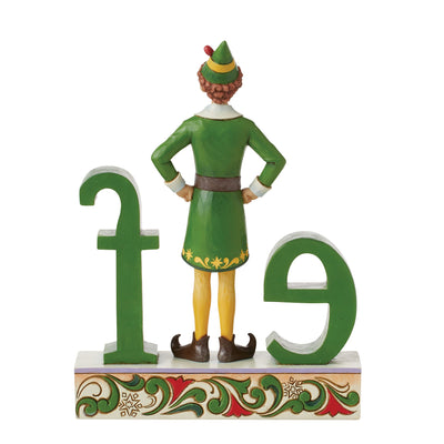 The Name is Buddy, the Elf (Buddy Standing in the word Elf Figurine) - Elf by Jim Shore