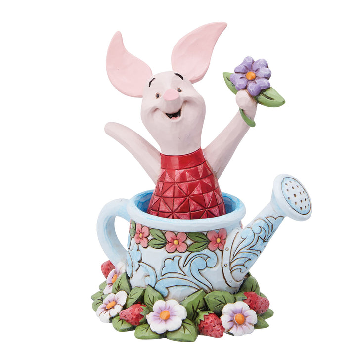 Picked for You (Piglet in a Watering Can Figurine) - Disney Traditions by jim Shore