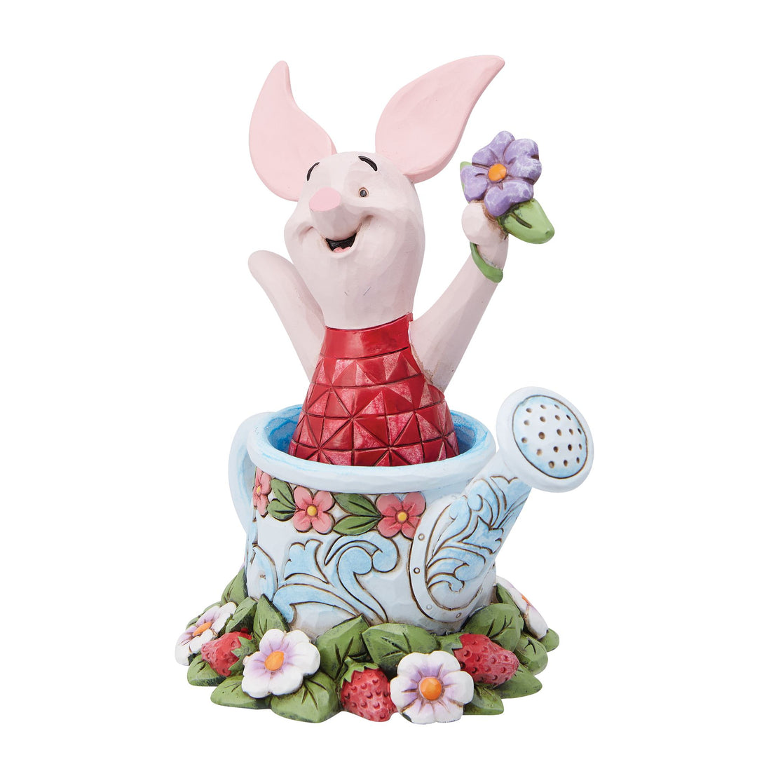 Picked for You (Piglet in a Watering Can Figurine) - Disney Traditions by jim Shore