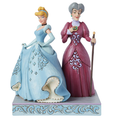 Cruel and Compassionate (Cinderella vs Lady Tremaine Figurine) - Disney Traditions by Jim Shore - Jim Shore Designs UK