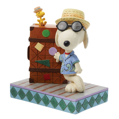 Travelling Pals (Snoopy & Woodstock Vacation Figurine) - Peanuts by Jim Shore - Jim Shore Designs UK