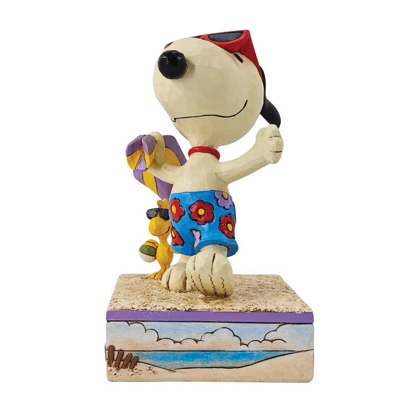Beach Buddies (Snoopy & Woodstock on the Beach Figurine) - Peanuts by Jim Shore