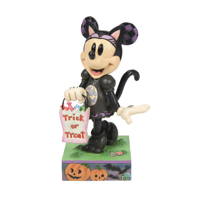 Cat 'n' Mouse (Minnie Mouse Cat Costume Figurine) - Disney Traditions by Jim Shore - Jim Shore Designs UK