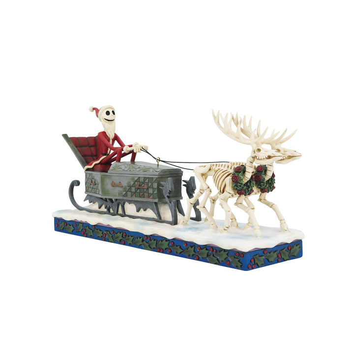 Dash Away Jack (Jack Skellington Sleigh Figurine) - Disney Traditions by Jim Shore