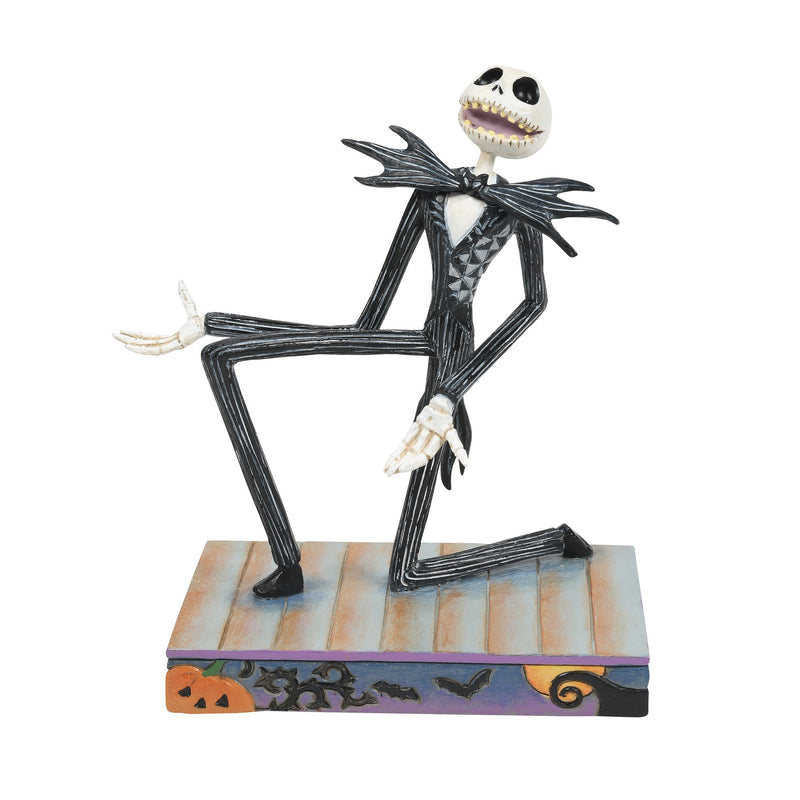 Master of Fright (Jack Skellington Perosnality Pose Figurine) - Disney Traditions by Jim Shore - Jim Shore Designs UK