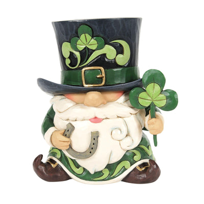 Luck of the Irish (Leprechaun with Top Hat and Shamrock Figurine) - Heartwood Creek by Jim Shore - Jim Shore Designs UK