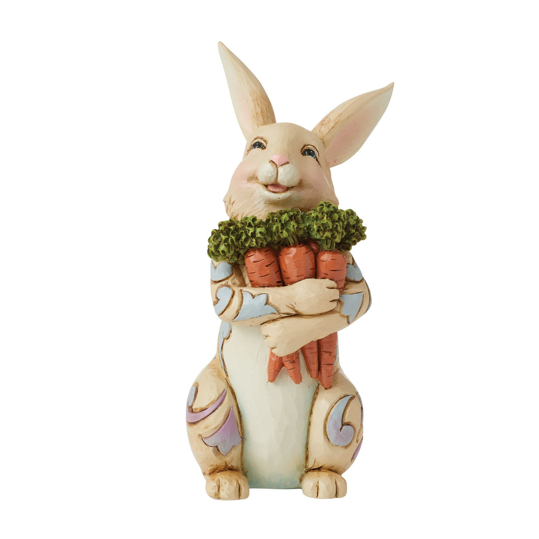 Simply Ear-resistable (Bunny with Carrots Pint) - Heartwood Creek by Jim Shore