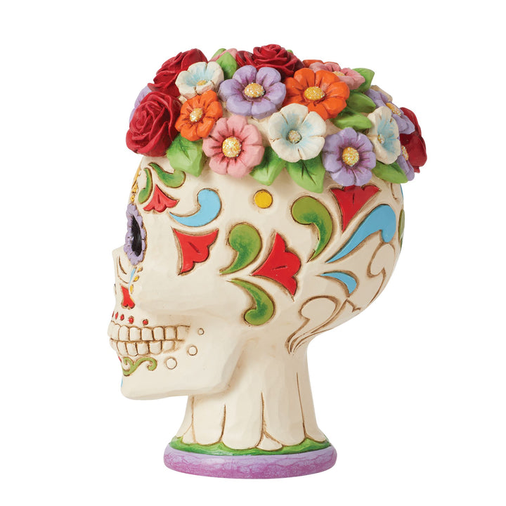 Sensational Sugar Skull (Day of the Dead Sugar Skull with Flower Crown) - Heartwood Creek by Jim Shore