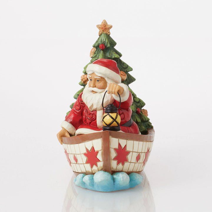Seas of Giving (Santa in a Boat) - Heartwood Creek by Jim Shore