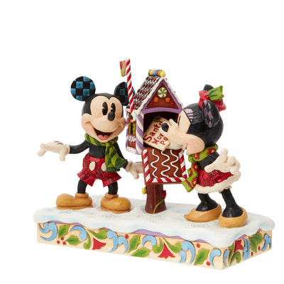 First Edition Letters For Santa (Mickey and Minnie Mouse Christmas Figurine) - First Edition Disney Traditions by Jim Shore