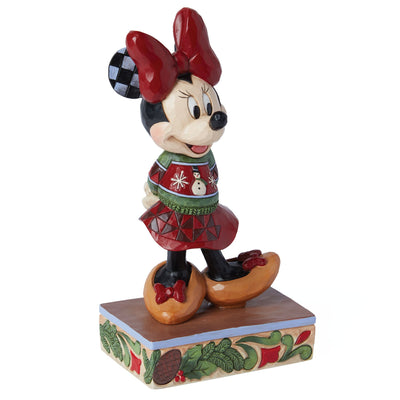 Holiday Ready (Minnie Mouse Christmas Sweater Figurine) - Disney Traditions by Jim Shore