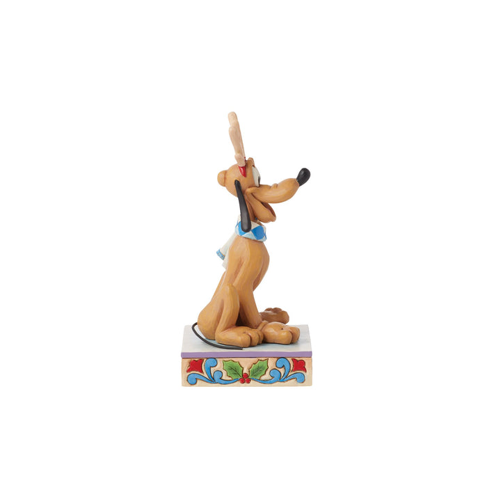 Dashing Rein-dog (Pluto Christmas Figurine) - Disney Traditions by Jim Shore