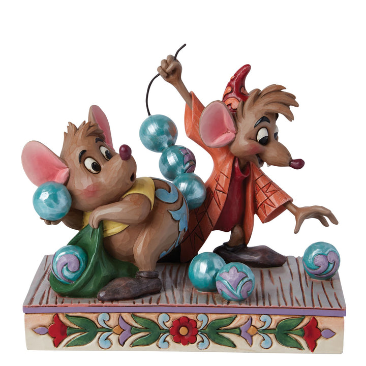 Beads for Cinderelly (Jaq & Gus Figurine) - Disney Traditions by Jim Shore