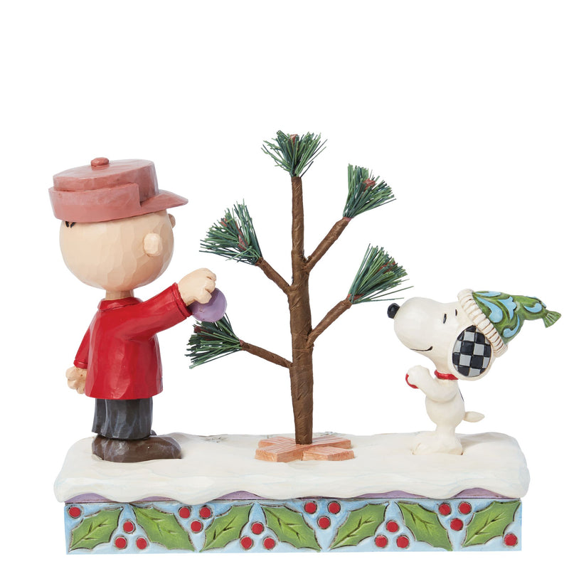 A Special Tree (Snoopy & Charlie Brown Christmas Tree) - Peanuts by Jim Shore