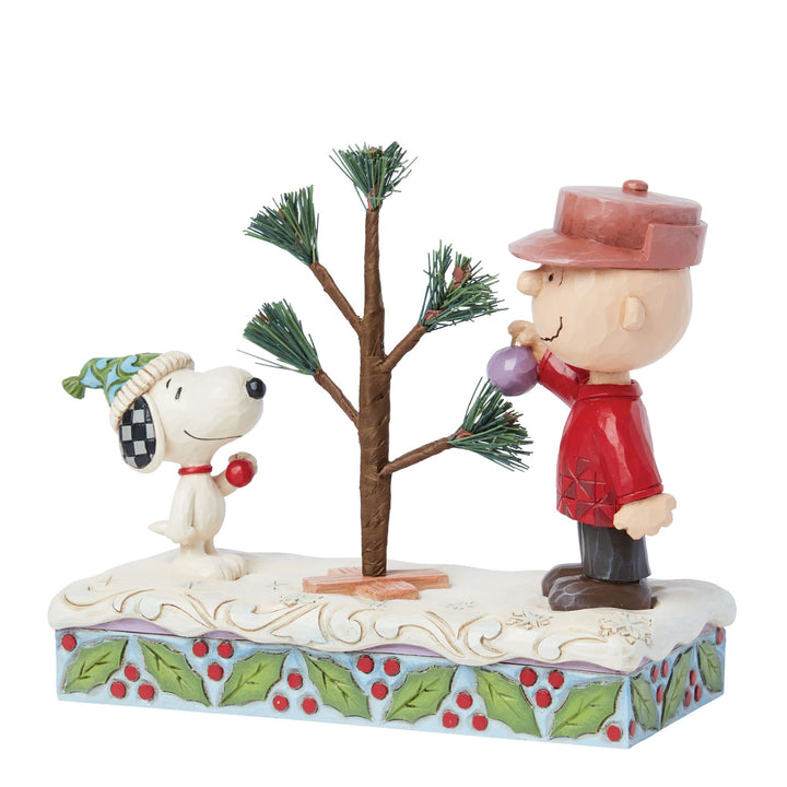 A Special Tree (Snoopy & Charlie Brown Christmas Tree) - Peanuts by Jim Shore