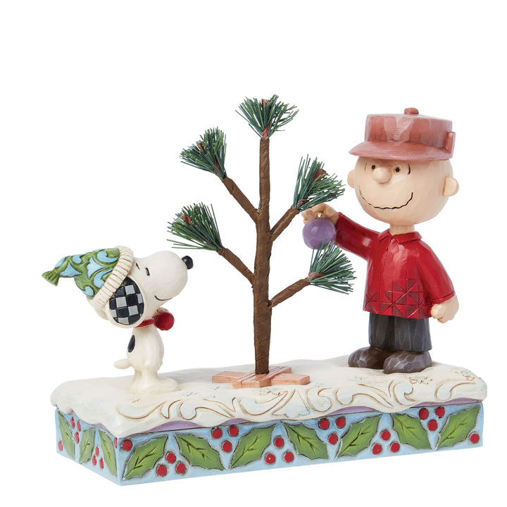 A Special Tree (Snoopy & Charlie Brown Christmas Tree) - Peanuts by Jim Shore