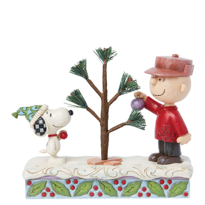 A Special Tree (Snoopy & Charlie Brown Christmas Tree) - Peanuts by Jim Shore
