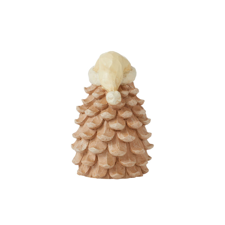 White Woodland Pinecone Hedgehog Figurine - Heartwood Creek by Jim Shore