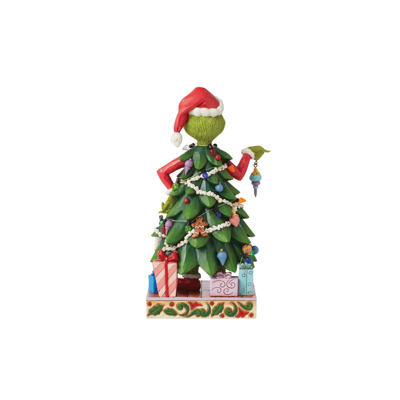 The Grinch Dressed as a Christmas Tree Figurine - The Grinch by Jim Shore