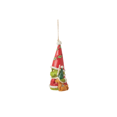 The Grinch Gnome with Max Hanging Ornament - The Grinch by Jim Shore