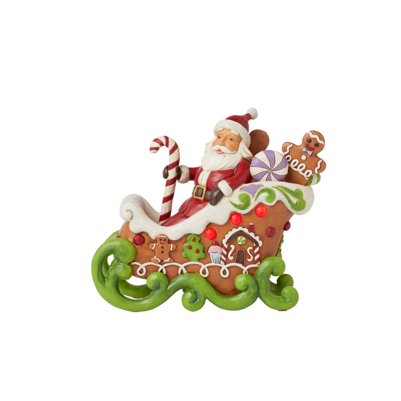 Sharing Sweet Holiday Cheer (Gingerbread Sleigh) - Heartwood Creek by Jim Shore