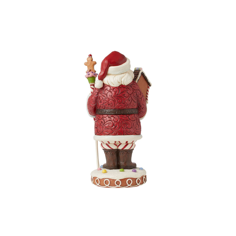 Have A Sweet Christmas (Gingervread Santa with Staff) - Heartwood Creek by Jim Shore
