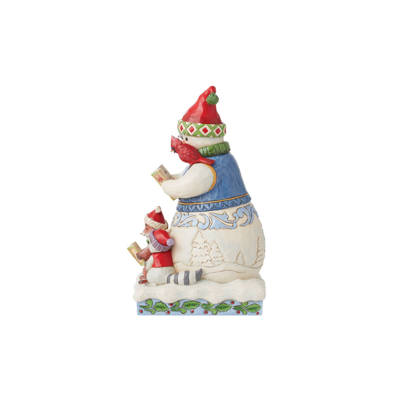 Christmas Sing-Along (Snowman with Carolling Animals Figurine) - Heartwood Creekby Jim Shore