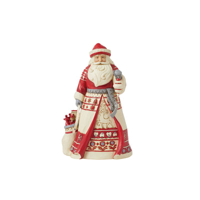 There's Magic in Believing (Nordic Noel Santa with Toy Bag) - Heartwood Creek byJim Shore