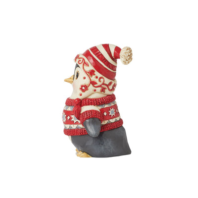 Jolly Good Fella (Nordic Noel Penguin Wearing Sweater Figurine) - Heartwood Creek by Jim Shore