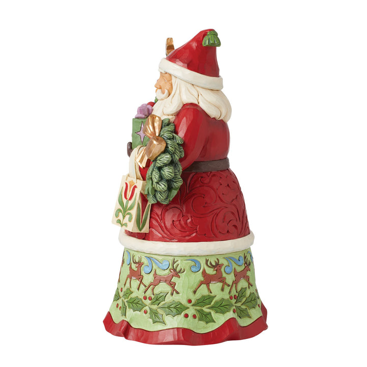 First Edition Signed All Wrapped Up (Santa with Gifts Figurine) - Heartwood Creek by Jim Shore