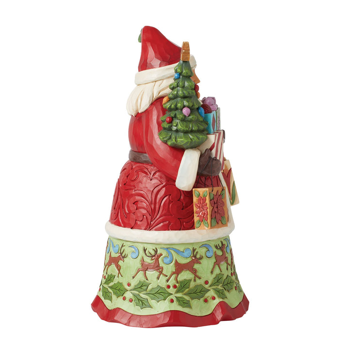 First Edition Signed All Wrapped Up (Santa with Gifts Figurine) - Heartwood Creek by Jim Shore