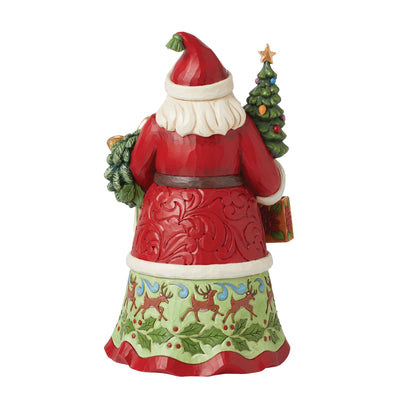 First Edition Signed All Wrapped Up (Santa with Gifts Figurine) - Heartwood Creek by Jim Shore