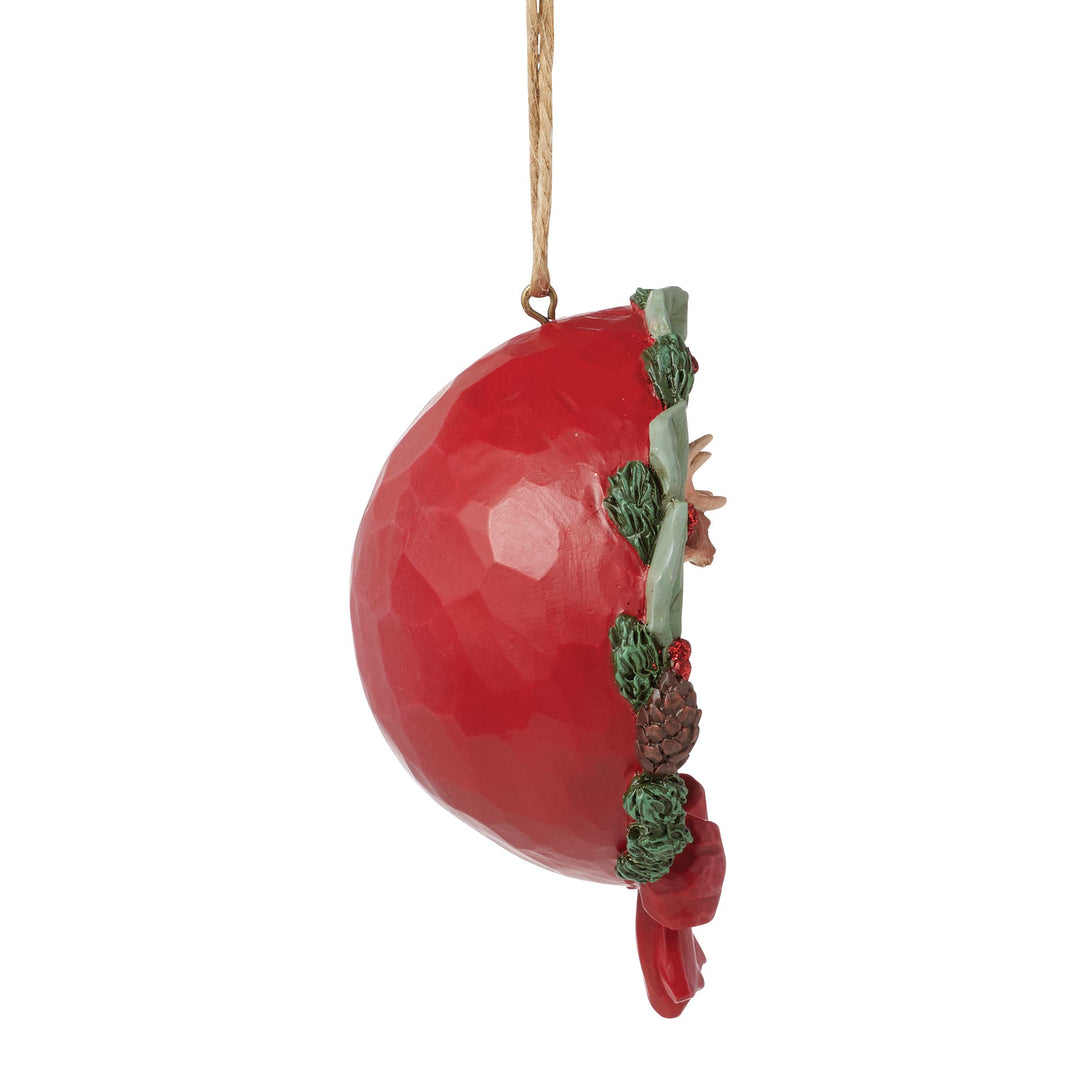 Santa Diorama Hanging Ornament - Heartwood Creek by Jim Shore