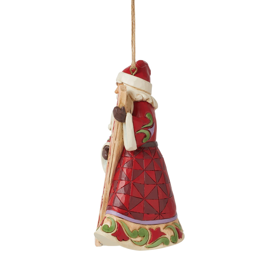 Santa "Believe" Hanging Ornament - Heartwood Creek by Jim Shore