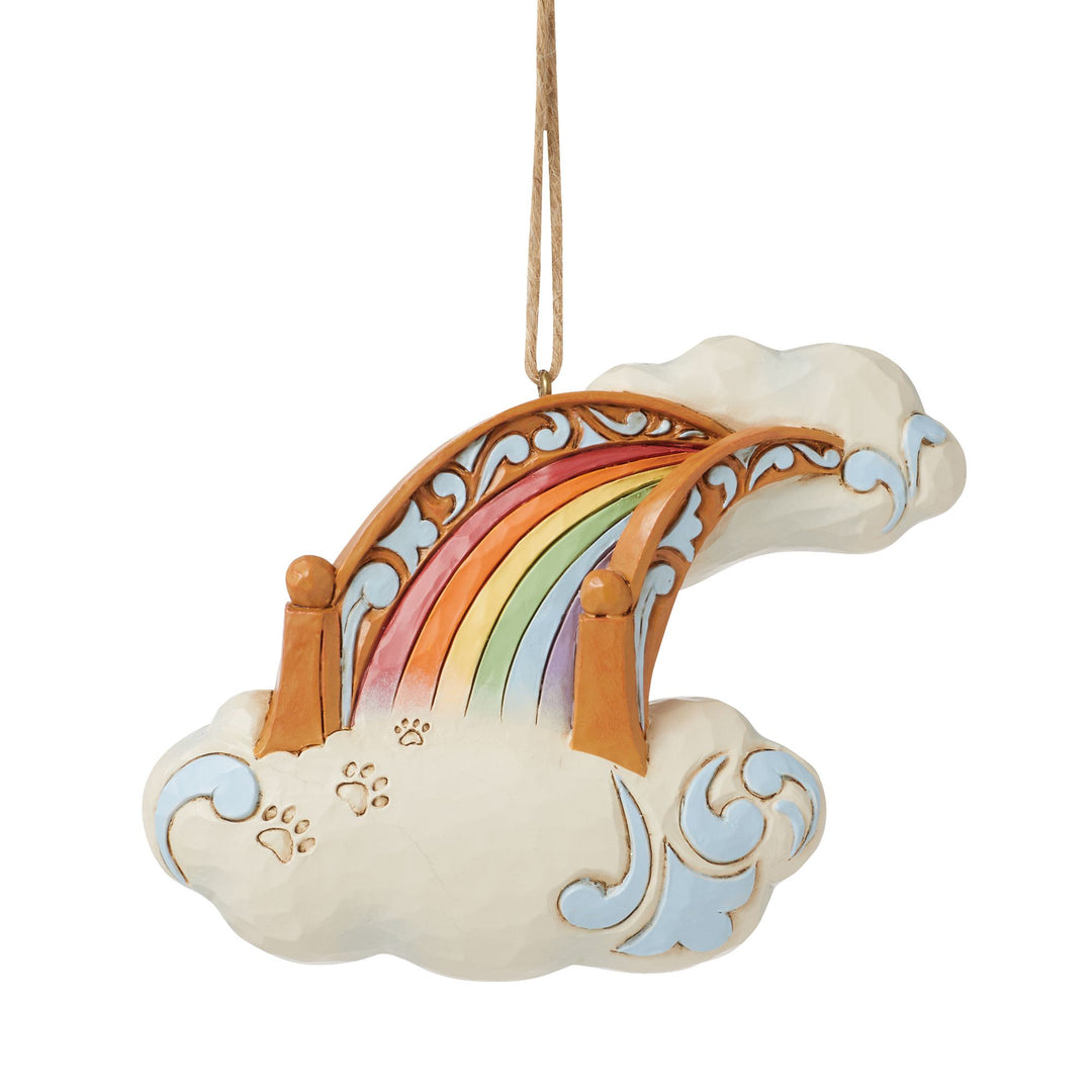 Rainbow Bridge Pet hanging Ornament - Heartwood Creek by Jim Shore