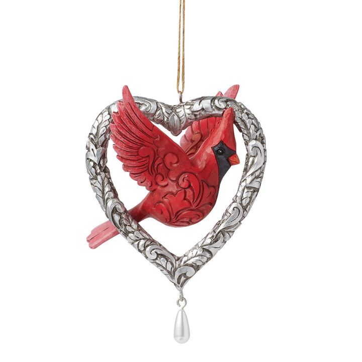 Forever in My Heart (Caring Cardinal Hanging Ornament) - Heartwood Creek by JimShore