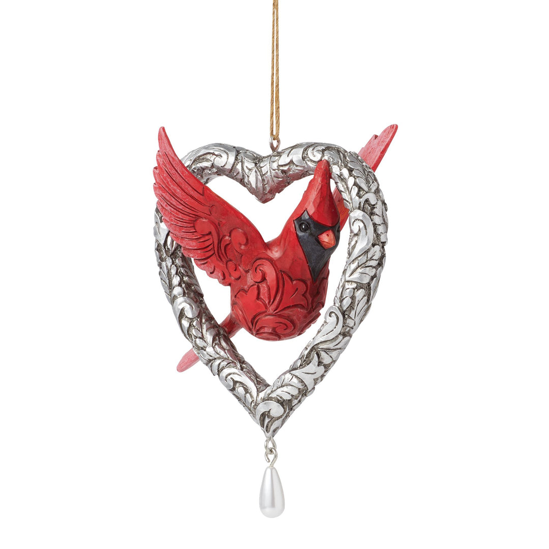 Forever in My Heart (Caring Cardinal Hanging Ornament)