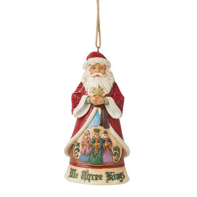Santa Three Kings Hanging Ornament - Heartwood Creek by Jim Shore