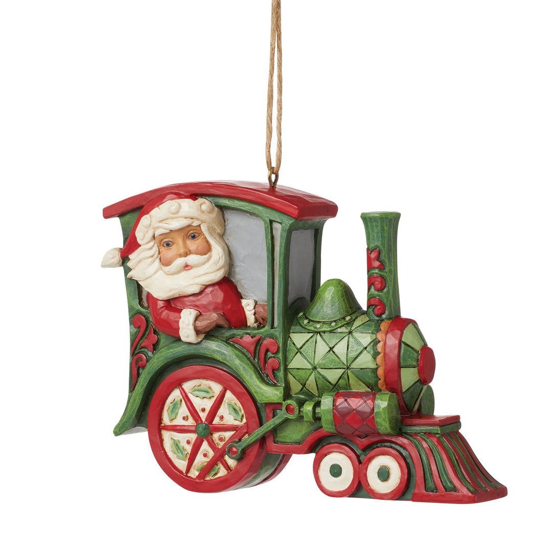 Santa Train Hanging Ornament - Heartwood Creek by Jim Shore