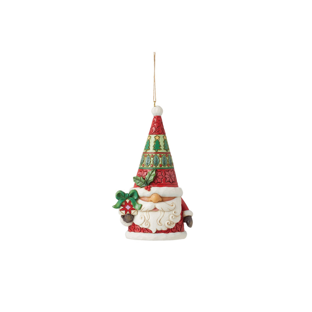 Santa Gnome Hanging Ornament - Heartwood Creek by Jim Shore