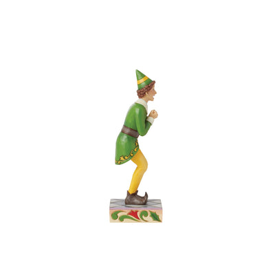 SANTA| I Know Him| (Excited Buddy the Elf Figurine) - Elf by Jim Shore